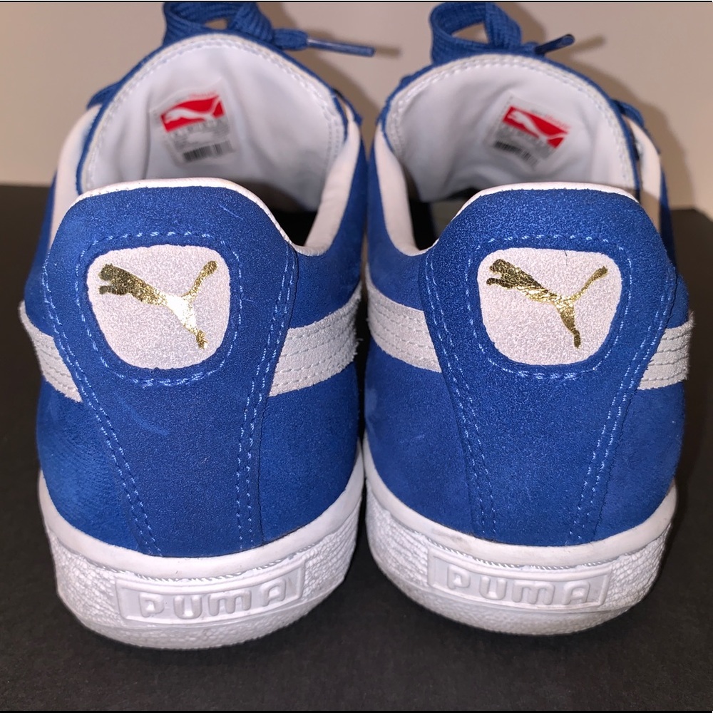 PUMA Suede Classic+ Olympian Blue USED Size 9.5M - Picture 6 of 6